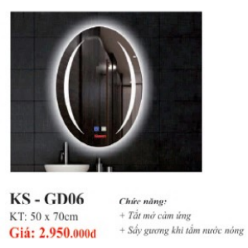 GƯƠNG SOI ĐÈN LED CAO CẤP KASSANI KS-GD06